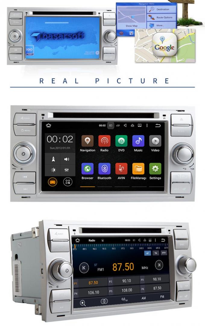 7 переводы обеспечения ДВД-плеера автомобиля Форда андроида 7,1 дюйма мульти- и емкостный экран