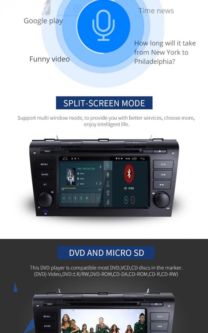 ДВД-плеер с экраном, ДВД-плеер автомобиля МАЗДА 3 автомобиля андроида связи зеркала