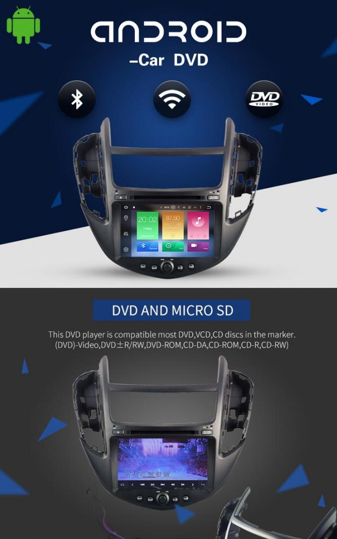 ДВД-плеер автомобиля Шевроле Тракс андроида 8,0 стерео с системой навигации