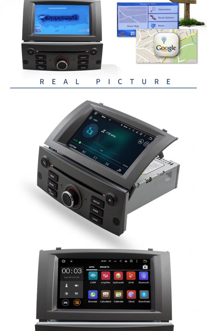 Тюнер радио ДВД-плеера Пежо 308 камеры зада УСБ СД МП3 МП4 встроенный