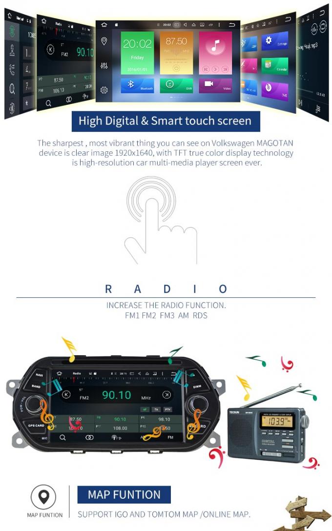 Андроид 8,0 ДВД-плеера автомобиля аудио стерео с МП3 МП5 для Фиат Эага нового