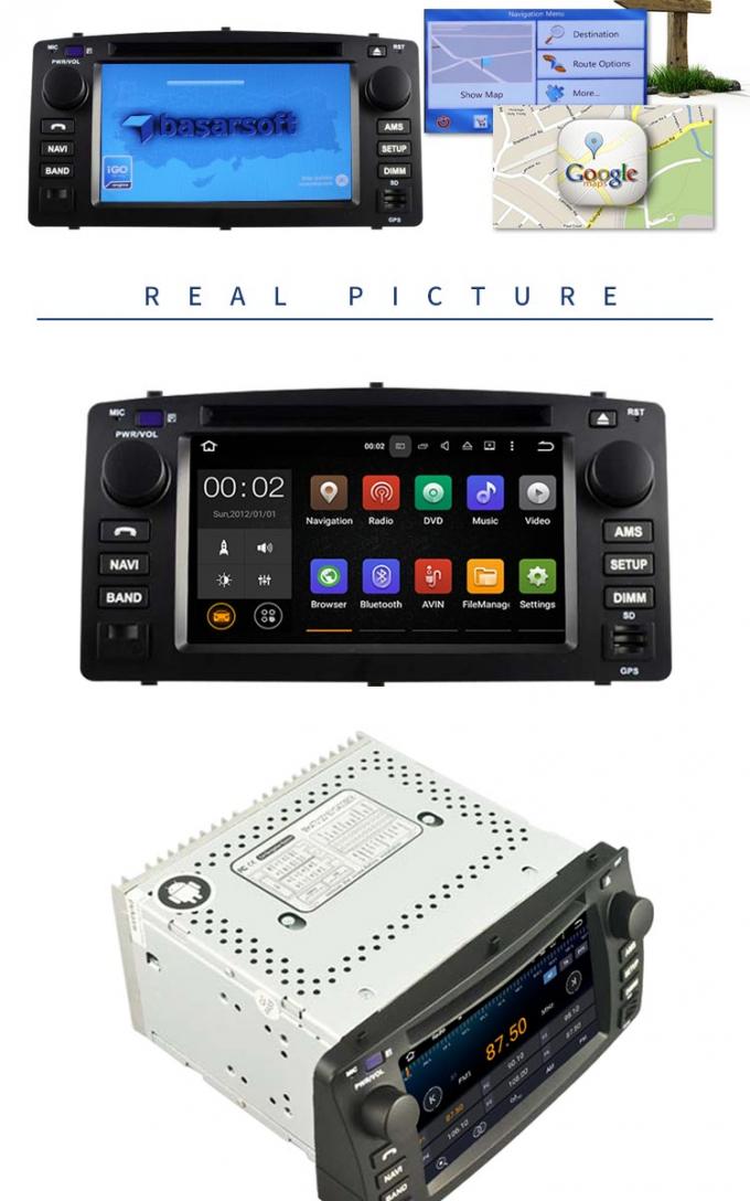 ДВД-плеер автомобиля андроида навигации ГПС радио с стерео УСБ СД андроида 7,1
