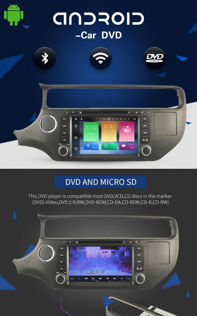 ДВД-плеер автомобиля андроида КИА РИО 8,0 с аудио видео 3Г 4Г СВК